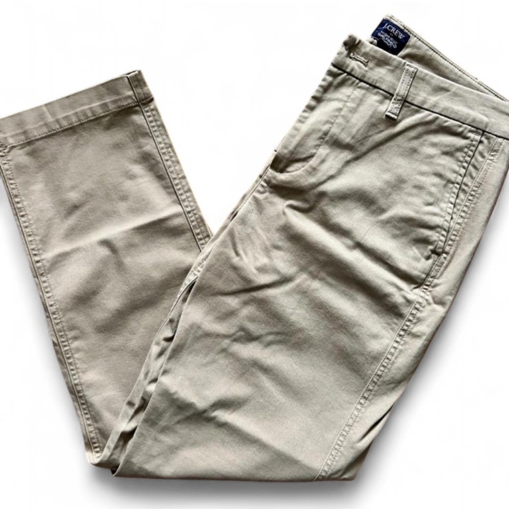 J.Crew Camel High-Rise Chino Trousers Size 6 NWT